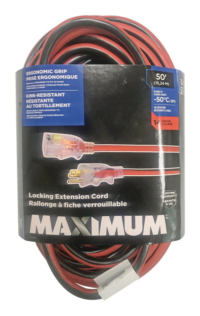 Outdoor Extension Cord with Power Indicator Light, 50-ft E4978