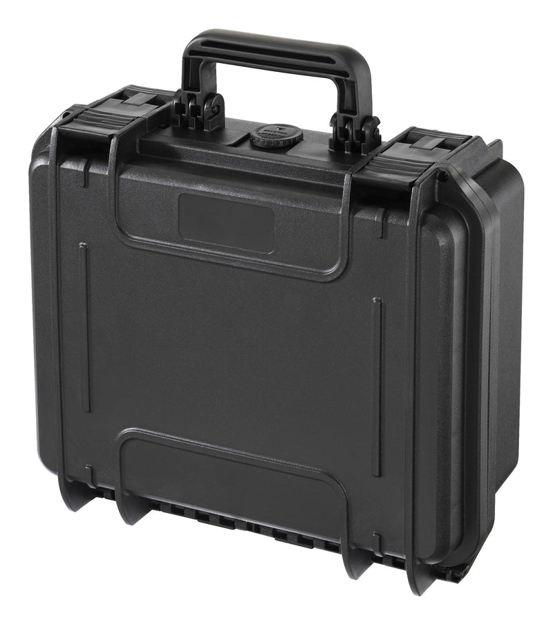 Portable IP67 Waterproof Storage Case with Foam Layers, Small, Black S7214
