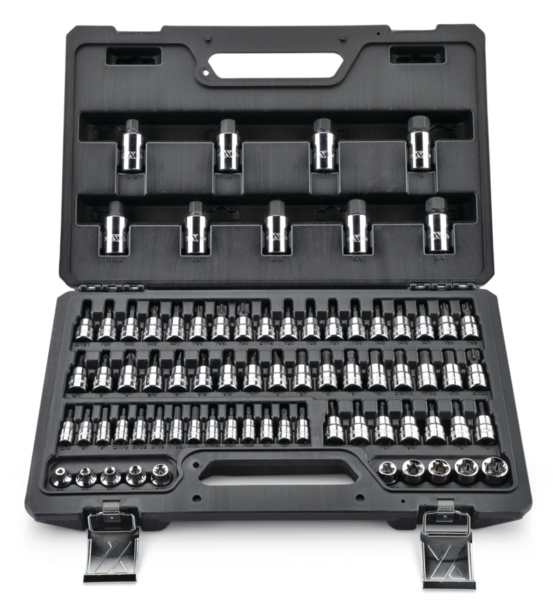 Professional Grade Bit Socket Set, 75-pc A6189