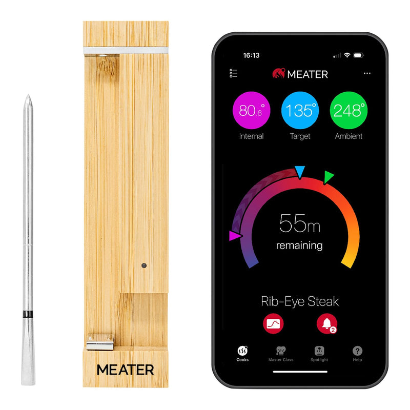 2 Plus Wireless BBQ Food & Meat Thermometer with Wireless, Silver P5170