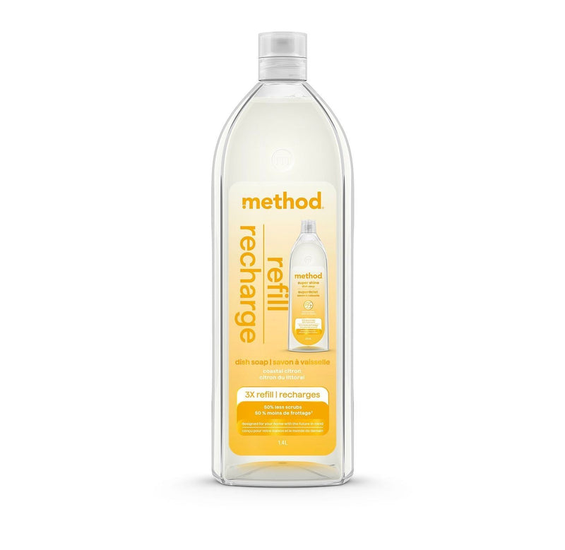 Super Shine Liquid Gel Dish Soap 3x Refill, Various Scents, 1.4-L H6047