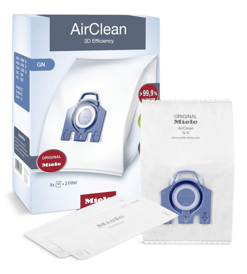 Miele AirClean 3D GN Dust Bags, 4-pk S9452