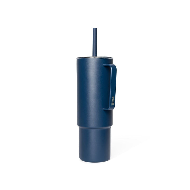 Stainless Steel Insulated All Day Straw Cup with Handle, Tidal Blue, 32-oz K9244