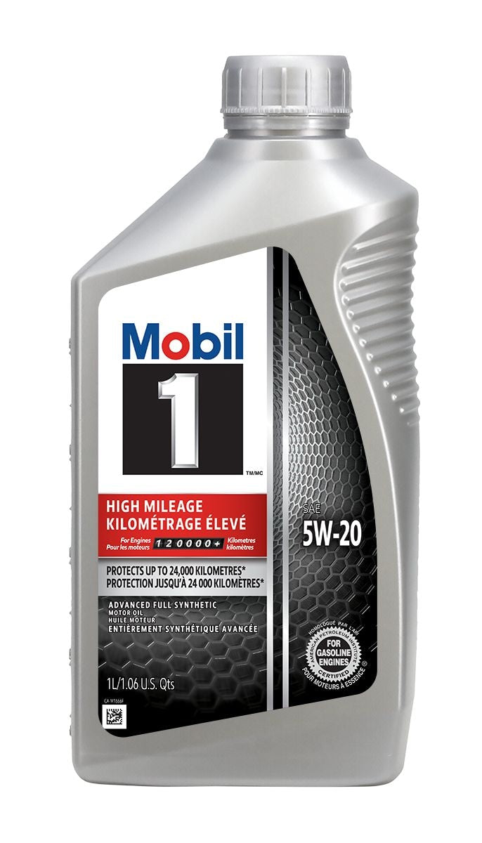 High Mileage 5W20 Synthetic Engine/Motor Oil, 1-L X9837