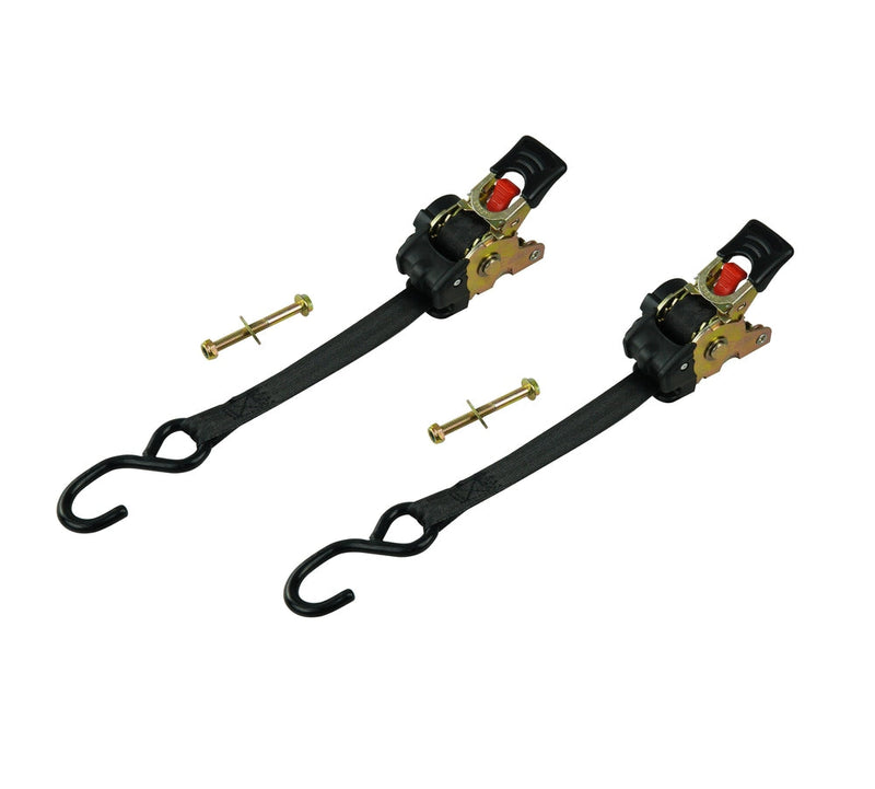 1,500-lb Retractable Transom Tie Down Strap, 1-in x 6-ft (2.54 cm x 1.8 m), 2-pk R8250