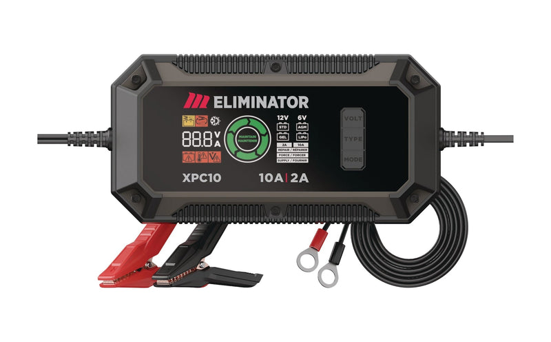 Eliminator Precision Series XPC10 Smart Battery Charger/Maintainer/Desulphator, 10/2-Amp, 6V/12V R9934