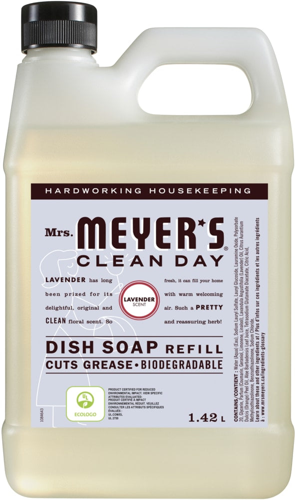 Clean Day Liquid Dish Soap Refill, Assorted Scents, 1.42-L V1108