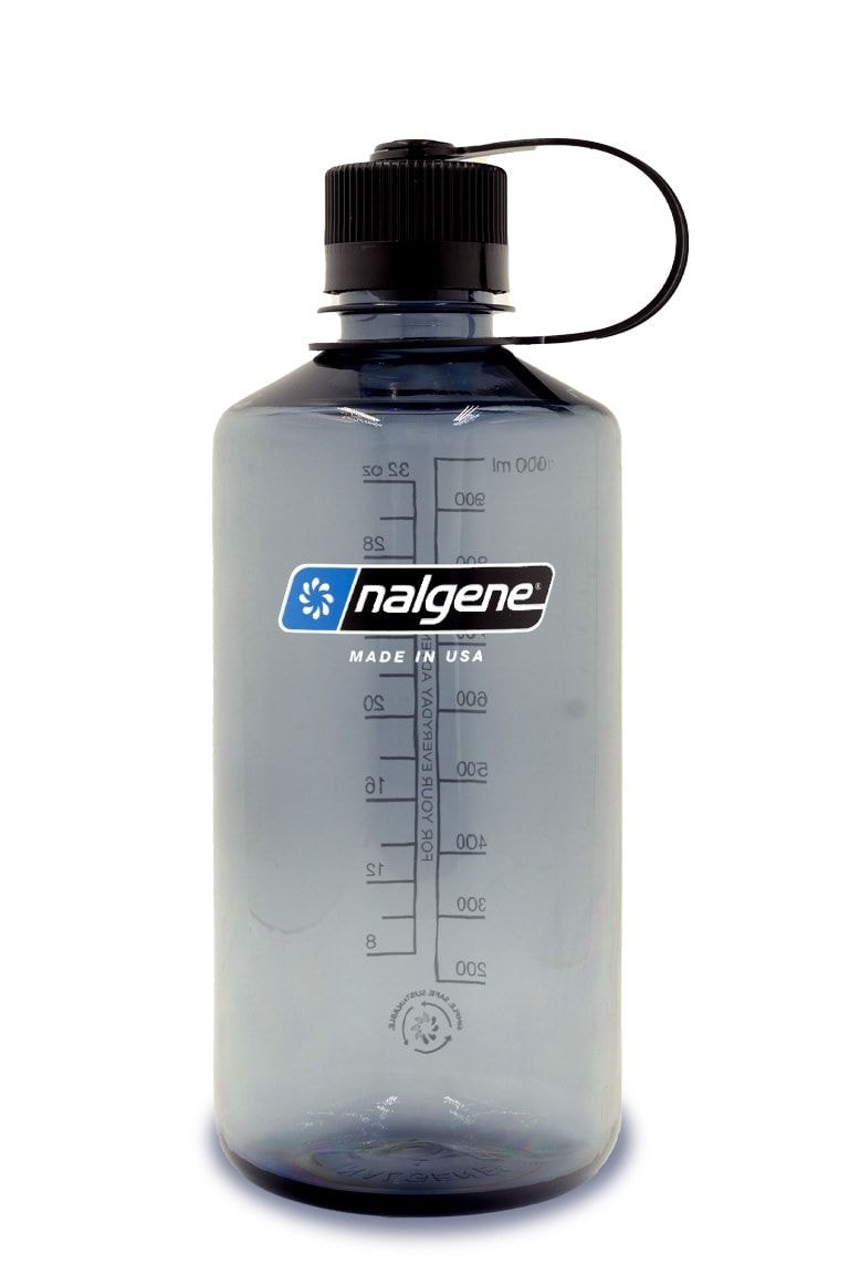 Sustain Narrow Mouth Water Bottle, Grey, 1 L P4165