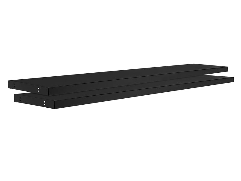 Bold 3.0 Display Wall Shelf Set, 72-in, Black, 2-pk Q1388