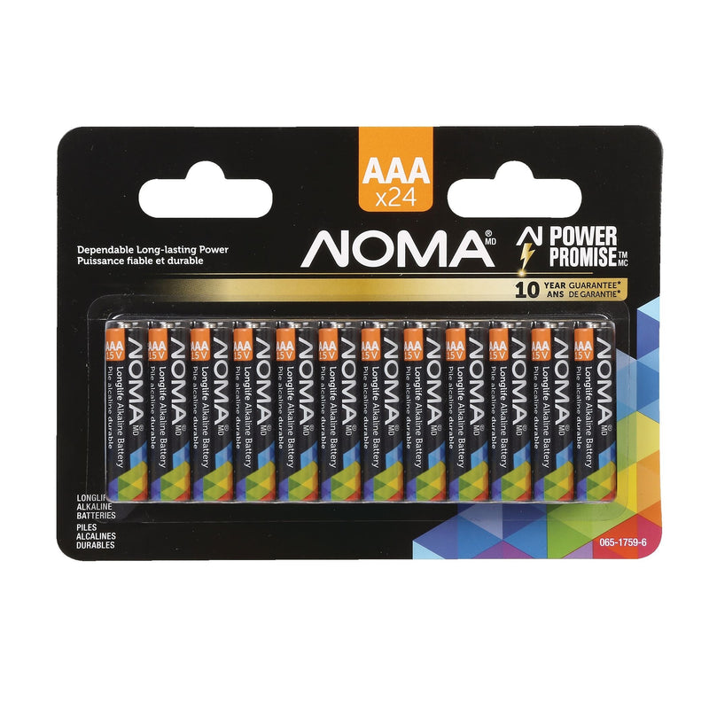 AAA Alkaline Batteries, Long Lasting, All Purpose, 24-pk I4501