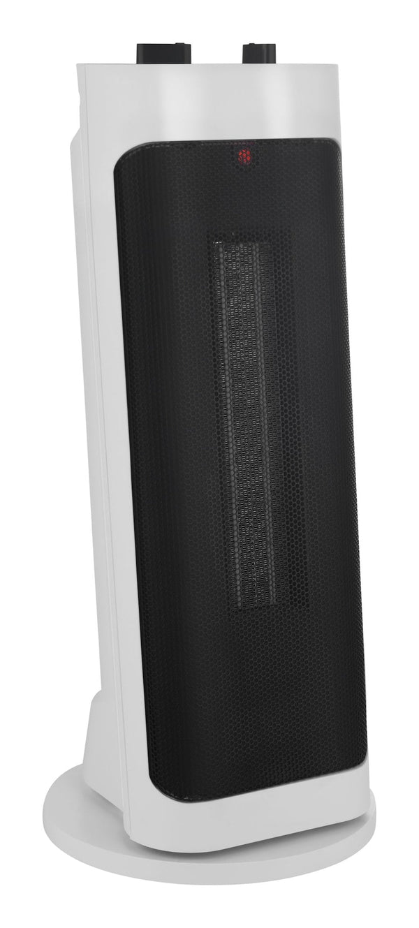 Oscillating Tower Ceramic Space Heater withThermostat, 1500W, White, 18-in A4311