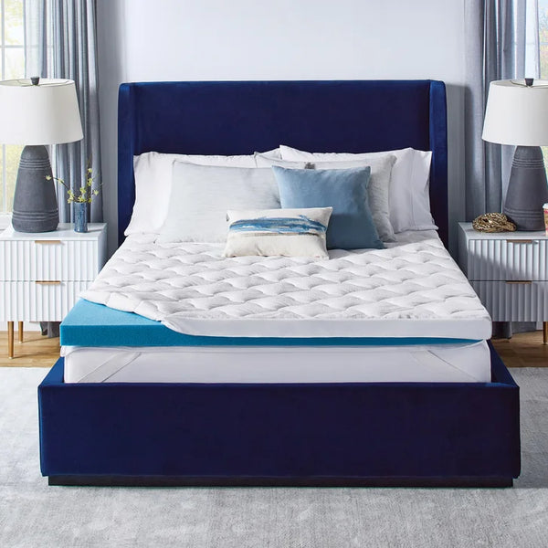 Novaform 3 in. Comfort Grande Plus Advanced Foam Mattress Topper U6056
