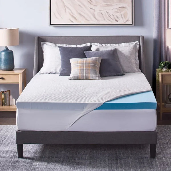Novaform ComfortLuxe Plus Gel Memory Foam 3-inch Mattress Topper J7301