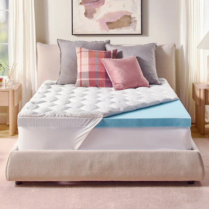 Novaform Pillow Top Plus Gel Memory Foam 4-inch Mattress Topper J2991