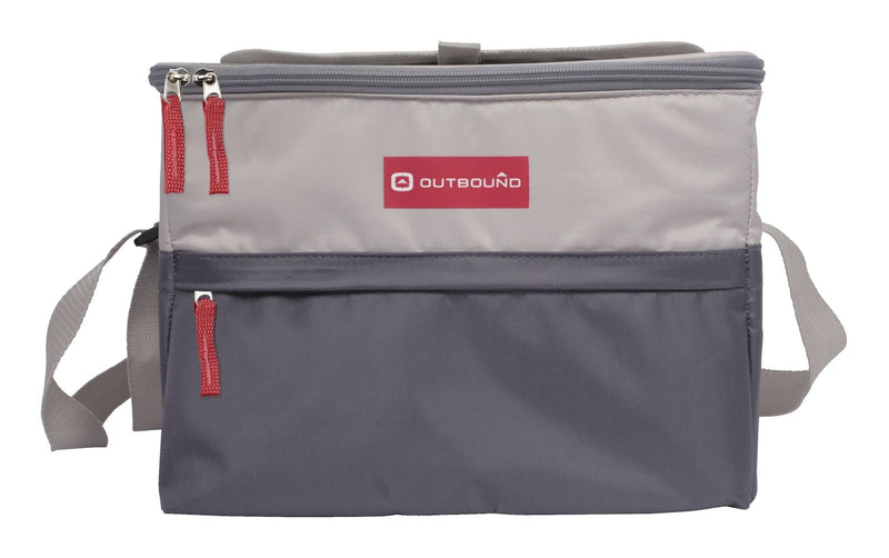 12-Can Soft Cooler With Hard Liner, Grey P5453
