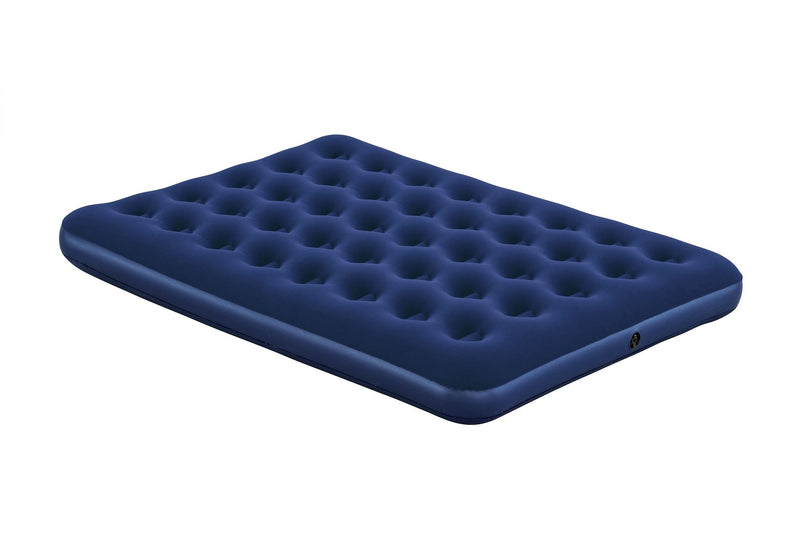 Double Single-High Inflatable Air Mattress/Airbed with Flocked Top & Repair Kit S0969