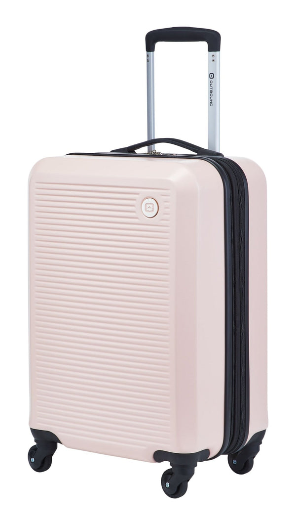Hardside Carry-On Spinner Flex Travel Suitcase, Pink, 21-5/8-in E6869