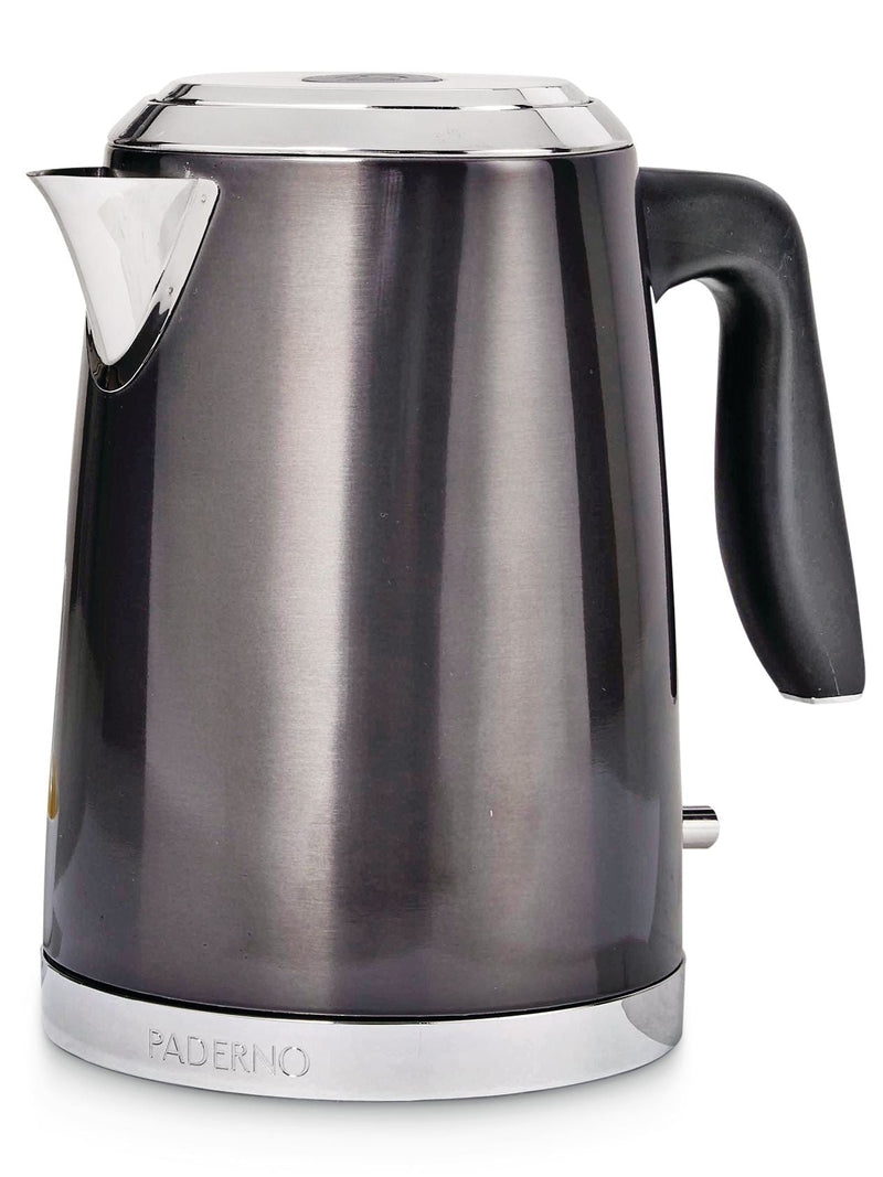Cordless Electric Kettle with Auto Shut Off, Black Stainless Steel, 1.7L S0208