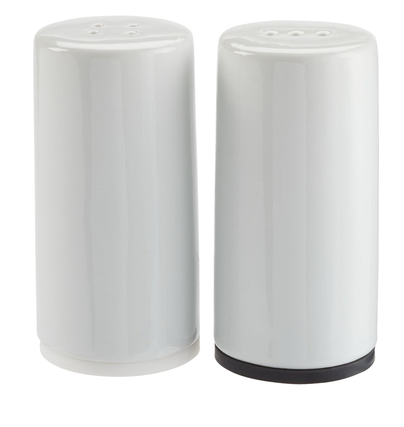 Professional Salt & Pepper Shakers, Dishwasher-Safe, White S9375