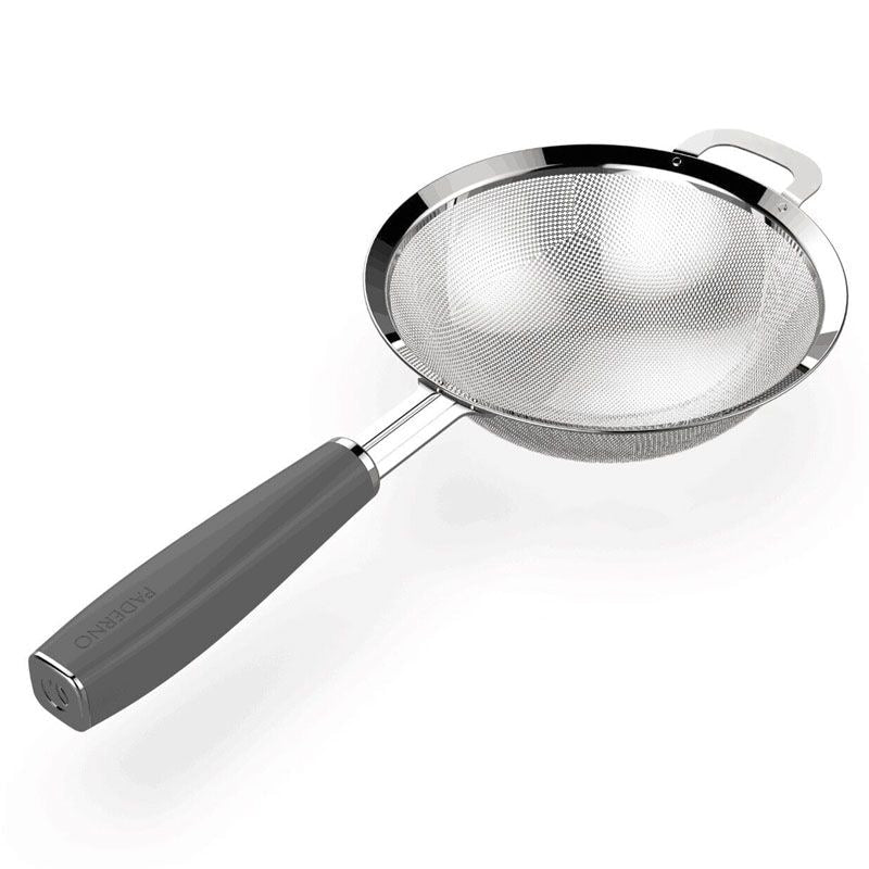 Stainless Steel Strainer for Draining/Straining/Sifting, Silver F9723