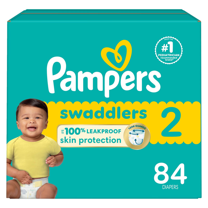 Swaddler Size 2 Leak-Free Baby Diapers, 84-pc L7062