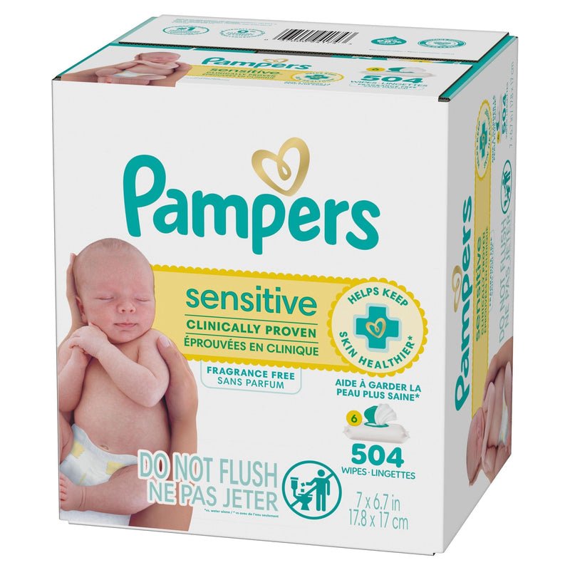 Unscented Sensitive Skin Baby Wipes, 504-pcs, 6-pk J9834