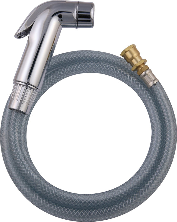 Handheld Kitchen Sink Sprayer with Flexible Hose, Chrome Finish V6294