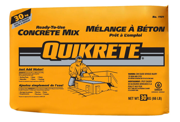 Ready-To-Use Pre-Mixed Multi-Purpose Concrete Mix, Just Add Water, 30-kg P2056