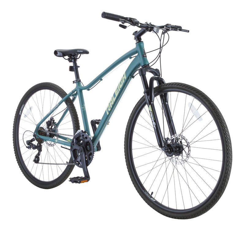 Encounter Hybrid Bike with Alloy Disc Brakes, 700C, Teal W7877