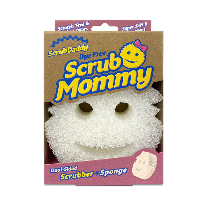 Dye Free Mommy Dual-Sided Scrubber & Sponge L9601