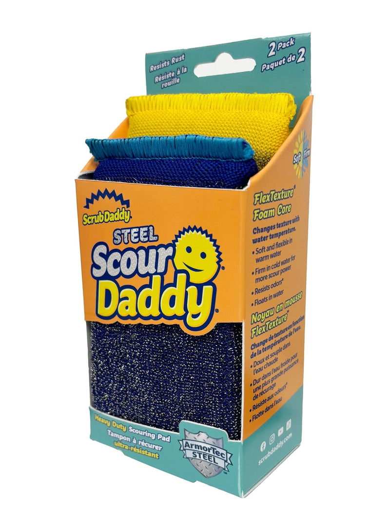 Scour Daddy Multi-Surface Steel Scouring Pads, 2-pk P5117