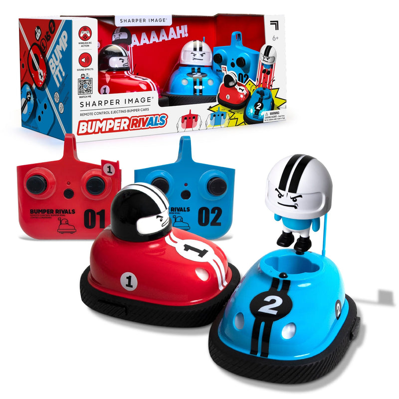Sharper Image Road Rage Speed Bumper Remote Controlled Car Toy, 2-pk T2146
