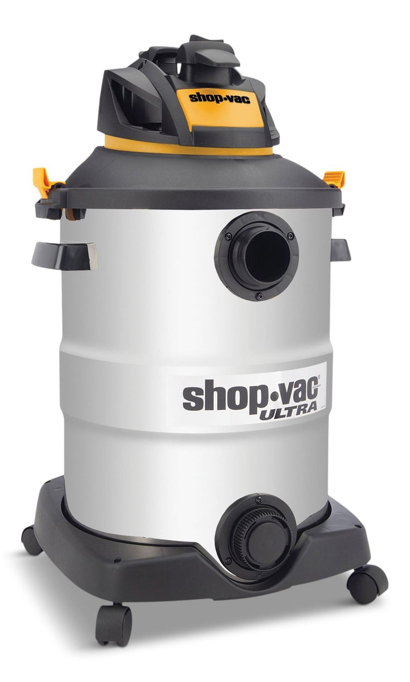 5762248 5.5 SVX2 Peak HP Stainless Steel Wet/Dry Shop Vacuum with Hose and Accessories, 45-L Z8721