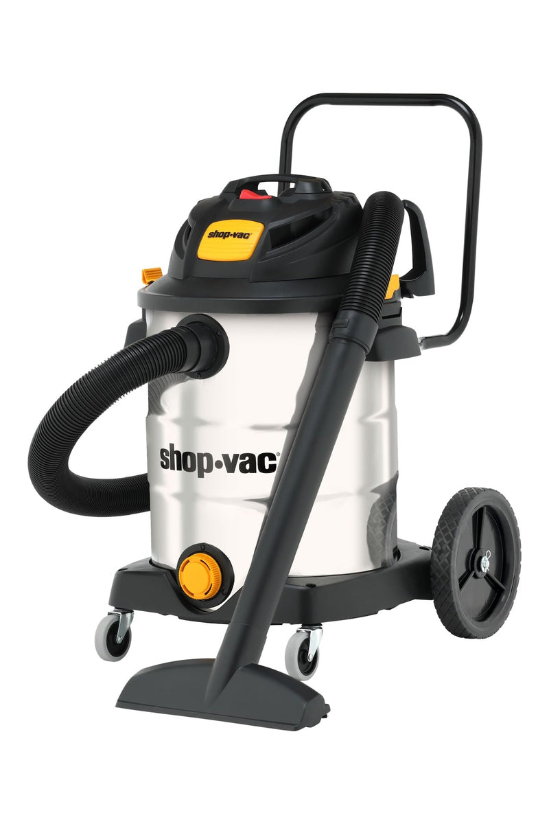 6.5 SVX2 Peak HP Stainless Steel Wet/Dry Shop Vacuum with Hose & Accessories, 60.5-L O1357