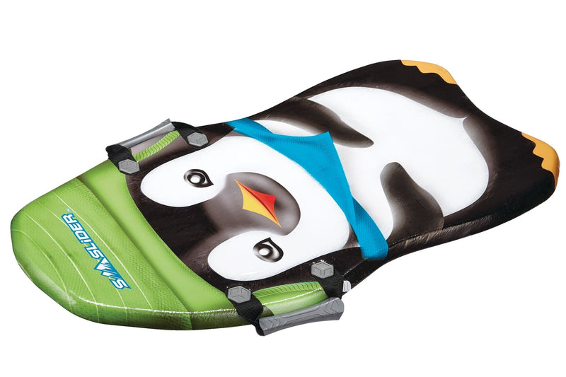 Snow Slider Kids' 1-Person Lightweight Foam Winter Snow Sled/Toboggan with Handles, Assorted Y6088