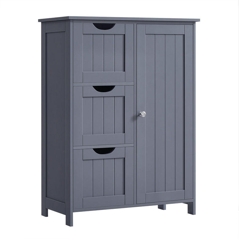 Home White Freestanding Cabinet with Drawers R3929
