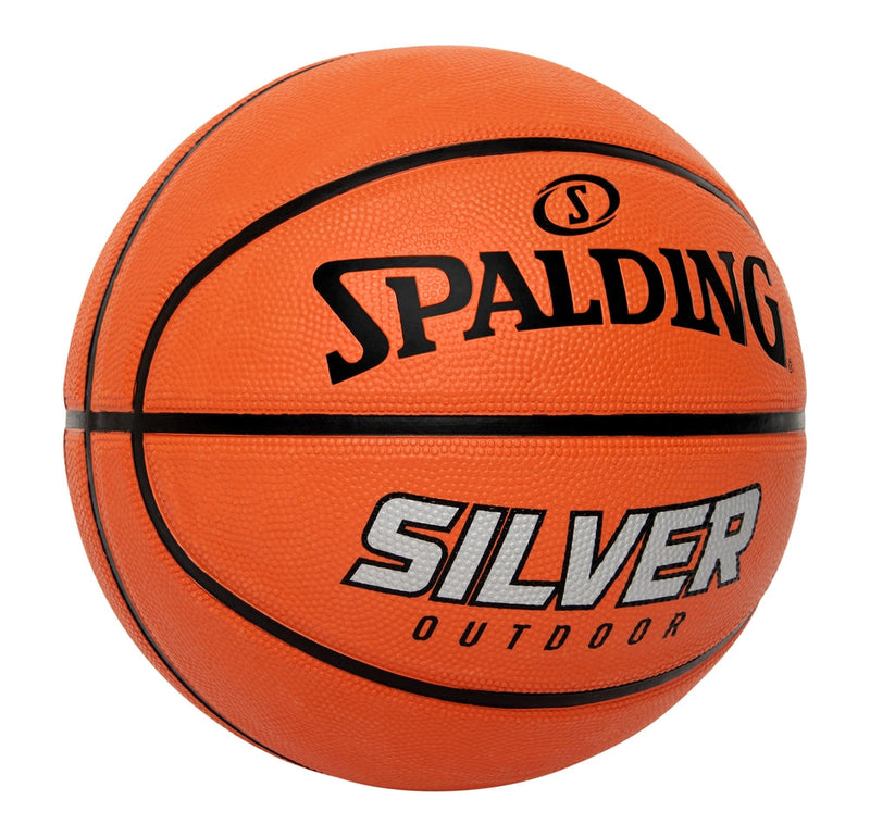 Silver Outdoor Rubber Basketball, Official Size 7 (29.5-in), Orange M8171