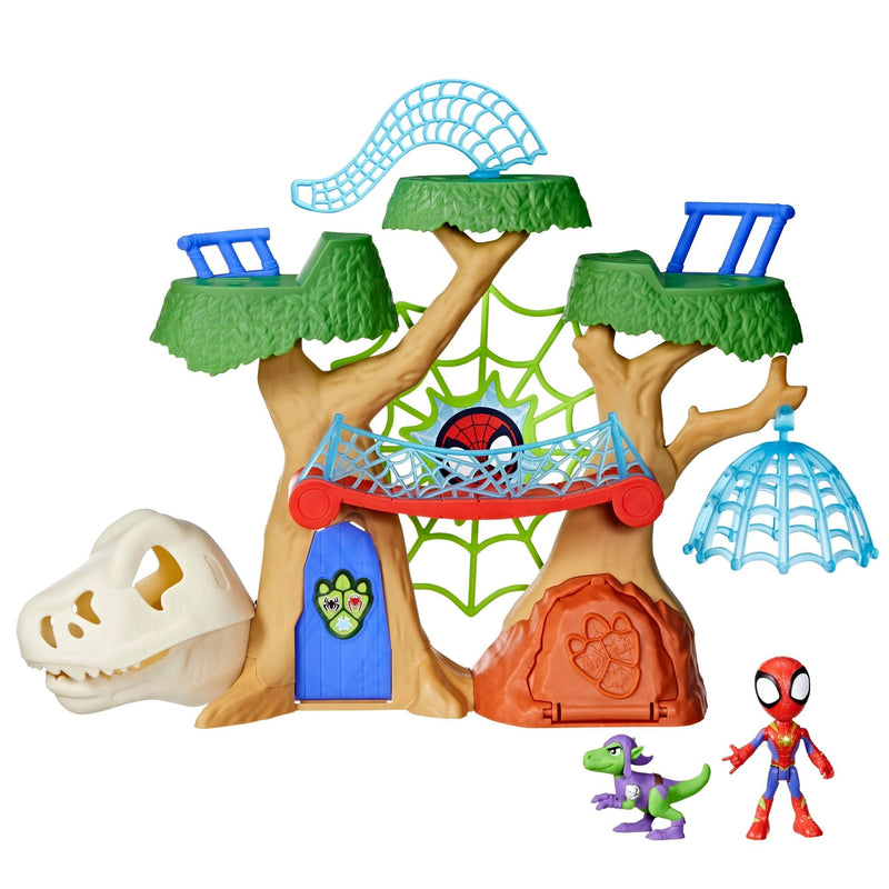 His Amazing Friends Dino-Webs Treehouse Playset with Toys, Ages 3+ N7873