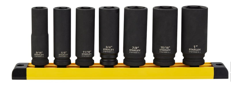 Pro 1/2-in Impact Socket Set, SAE, 7-pc T4465
