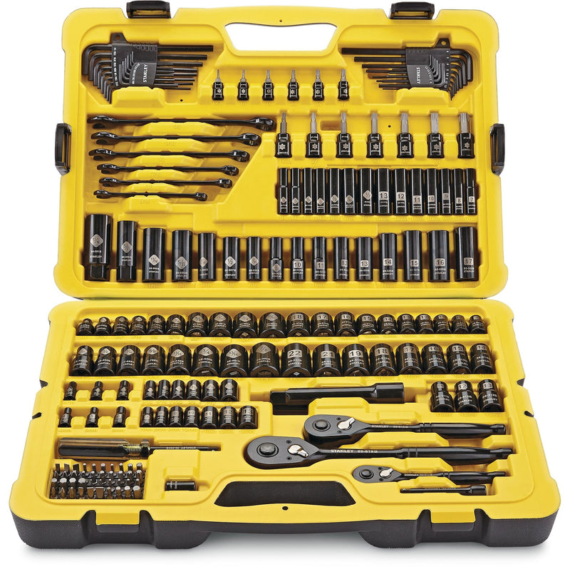Professional Grade Black Chrome Socket Set, 183-pc, SAE/Metric B2027