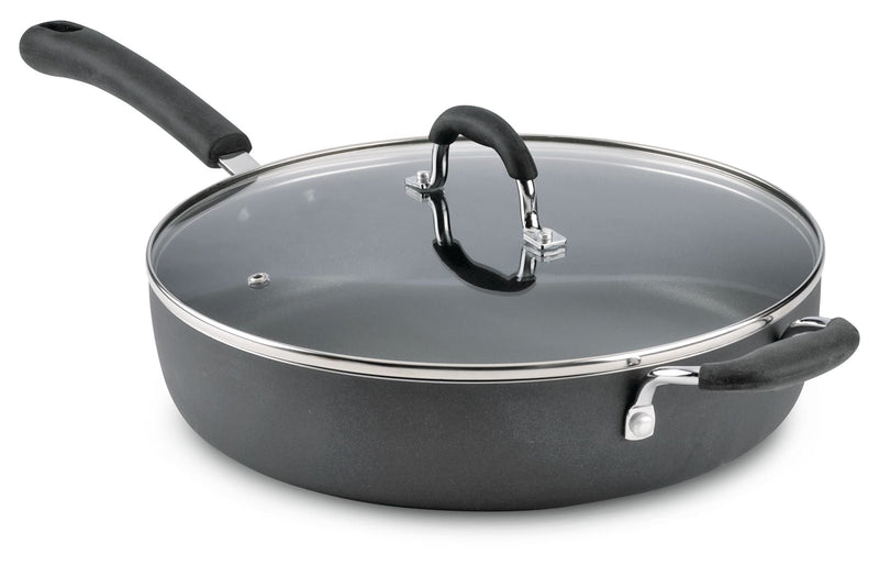 Jumbo Cooker, Non-Stick, Dishwasher Safe, Black, 5qt M6277