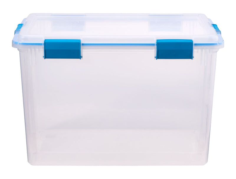 Clear Storage Box with Gasketed Lid, 76-L F4048