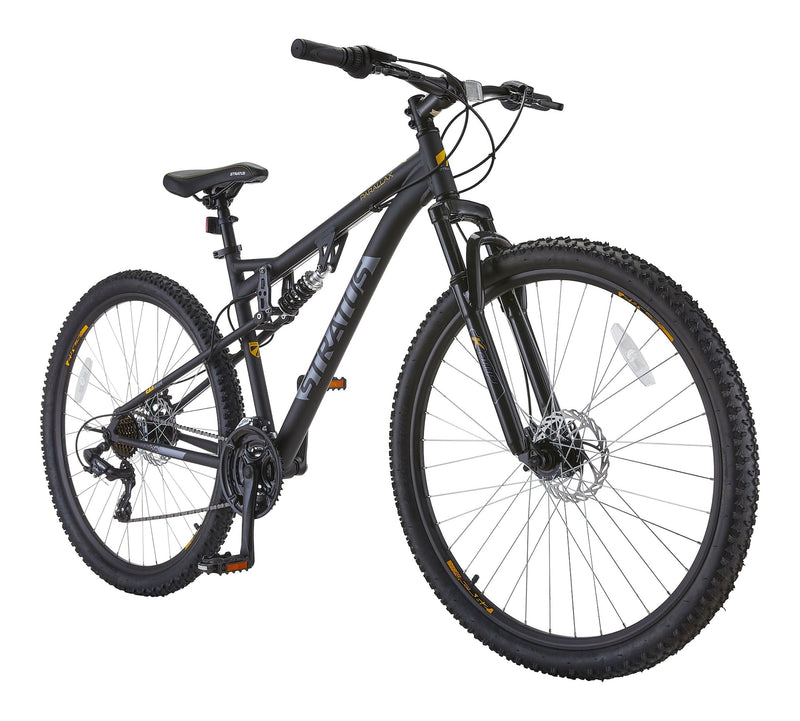 Parallax Dual-Suspension Mountain Bike, 29-in Wheel, Black W5888