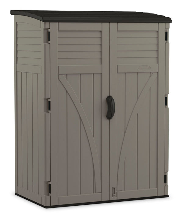 Outdoor Vertical Storage Shed, Stoney Grey, 404-Gal I2254