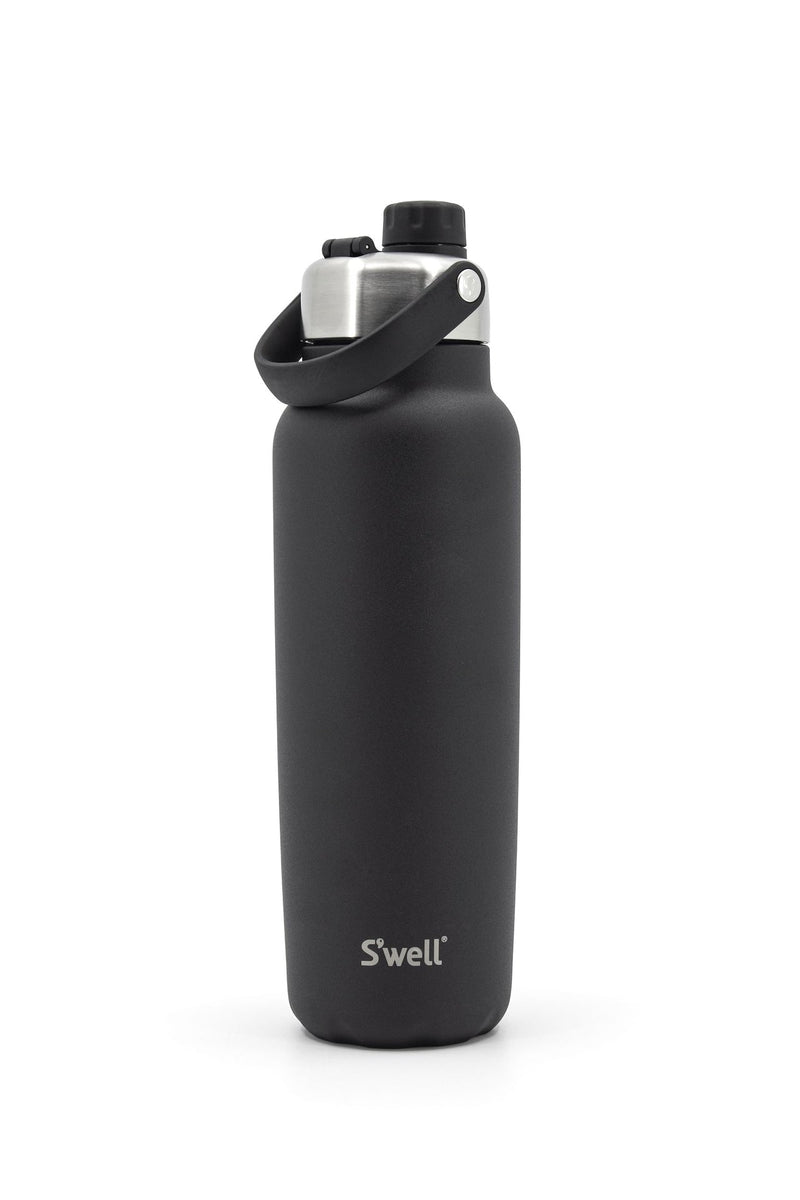 Explorer Insulated Stainless Steel Hydration Bottle, 40-oz, Black, with Chug Lid, BPA Free Z9643