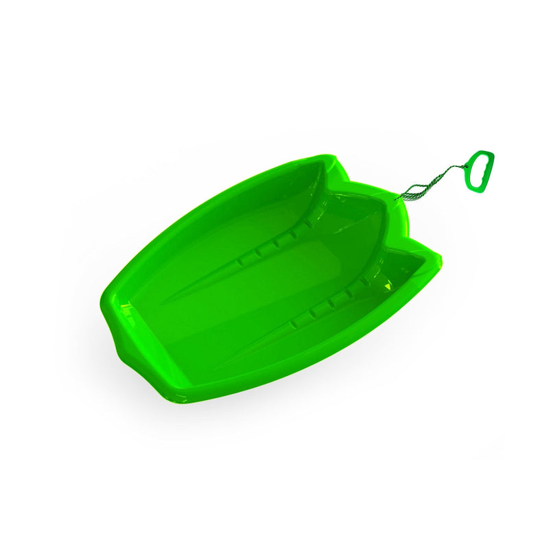 T-Rex Dinosaur Paw Kids' 1-Person Plastic Winter Snow Sled/Toboggan with Tow Rope E672