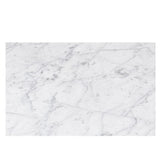 Rectangle Faux Marble Dining Table