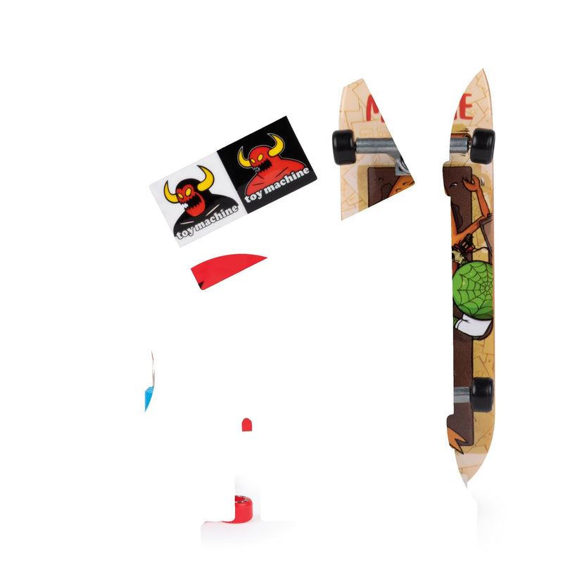 96-mm Fingerboard Mini Skateboard with Authentic Designs, Ages 6+ Z3845