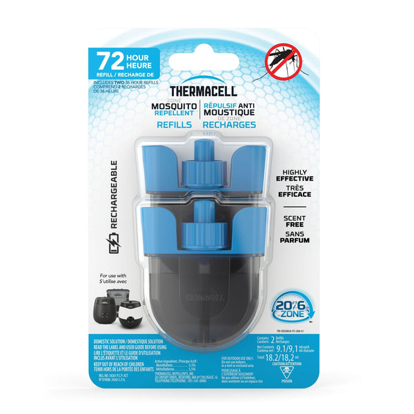 E-ZoneGuard Rechargeable Mosquito Repellent Refill 72-Hour Pack R0657