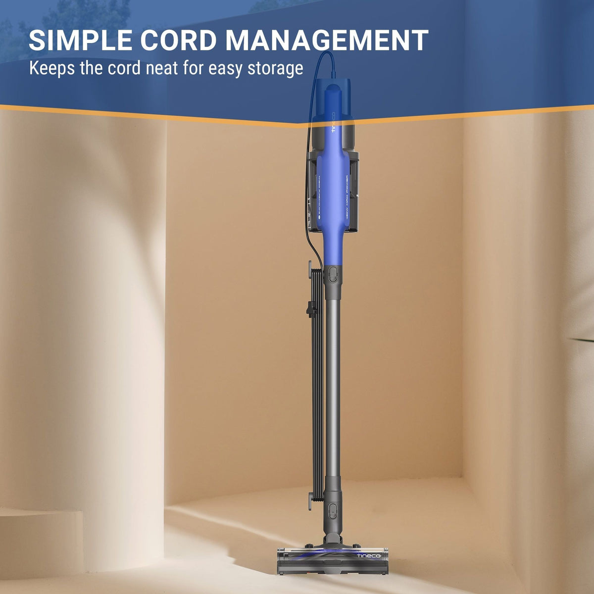 Tineco PureCyclone Corded Self-Standing Stick Vacuum